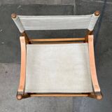 Mid-century modern Danish safari chair by Farstrup, 1960s.