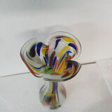 Vintage multicolored Murano vase