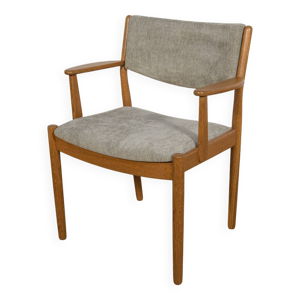 Fauteuil en teck du milieu