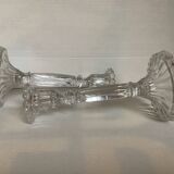 Pair of candlesticks Val Saint Lambert Belgium