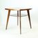 Table basse par Mier en noyer années 1960
