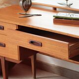 Coiffeuse vintage anglaise en teck – Limelight Furniture – Années 60