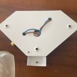 Vintage Murano shell wall lamp