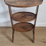 Antique walnut pedestal table furniture