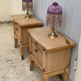 Pair of pampille bedside lamps