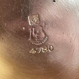 Antique, Gallia vase, Art Nouveau, French goldsmith Christofle, stamped, décor 4780, gilded