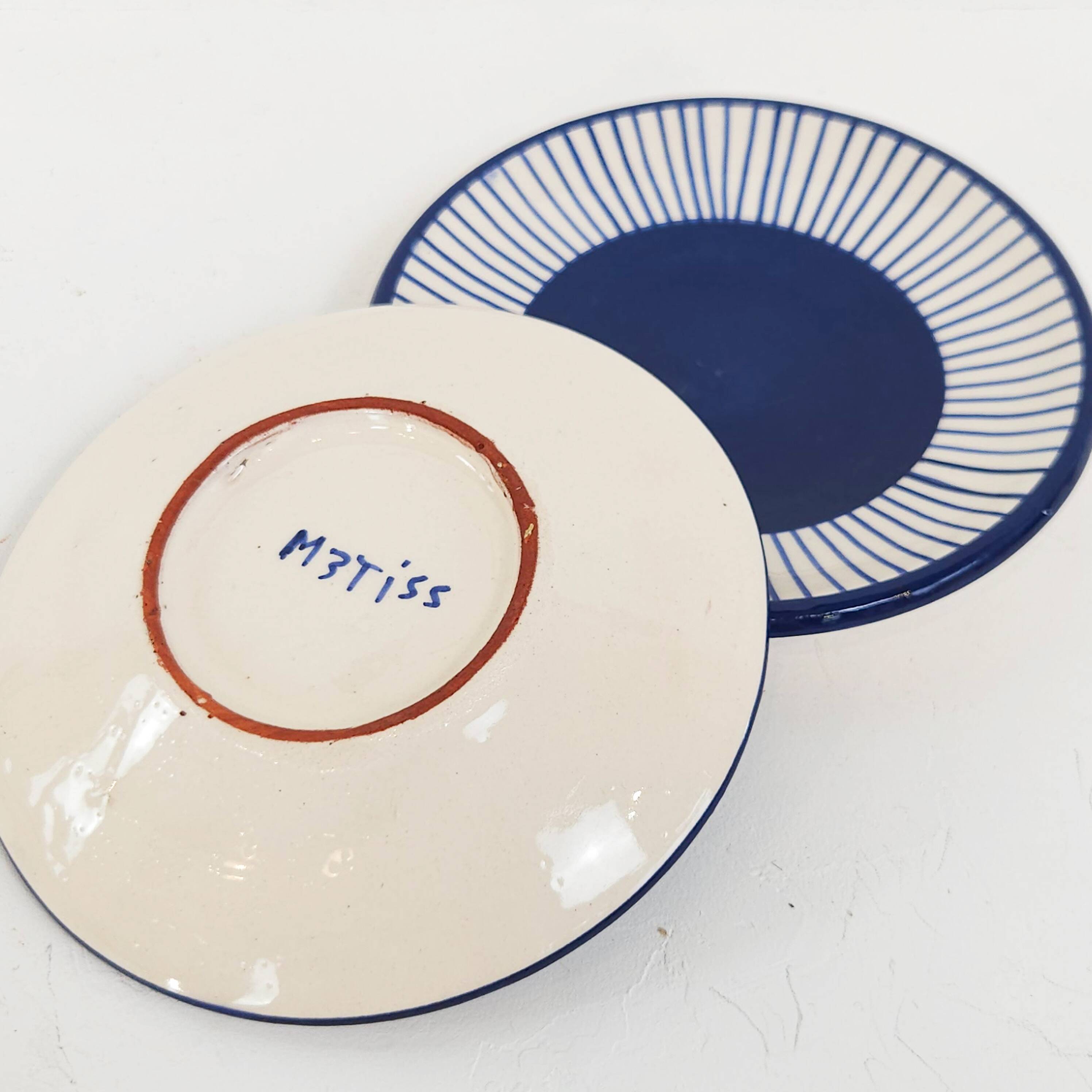 MIini plate - PALM blue