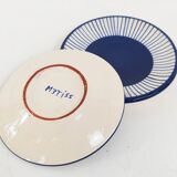 MIini assiette - PALME bleu