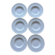 Set of 6 small Wedgwood Wellesley Festivity plates.