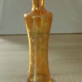 Vintage grave colored glass bottle decanter