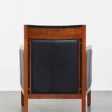 Fauteuil design Art Déco Schuitema de la série Decoforma en cuir noir
