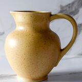 Natural stoneware pitcher