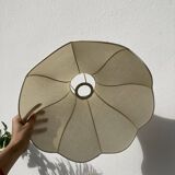 Suspension or lampshade in floral shaped fabrics Goldkant cocoon style