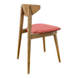 Fontania chair by Baumann – coral corduroy & bent beech