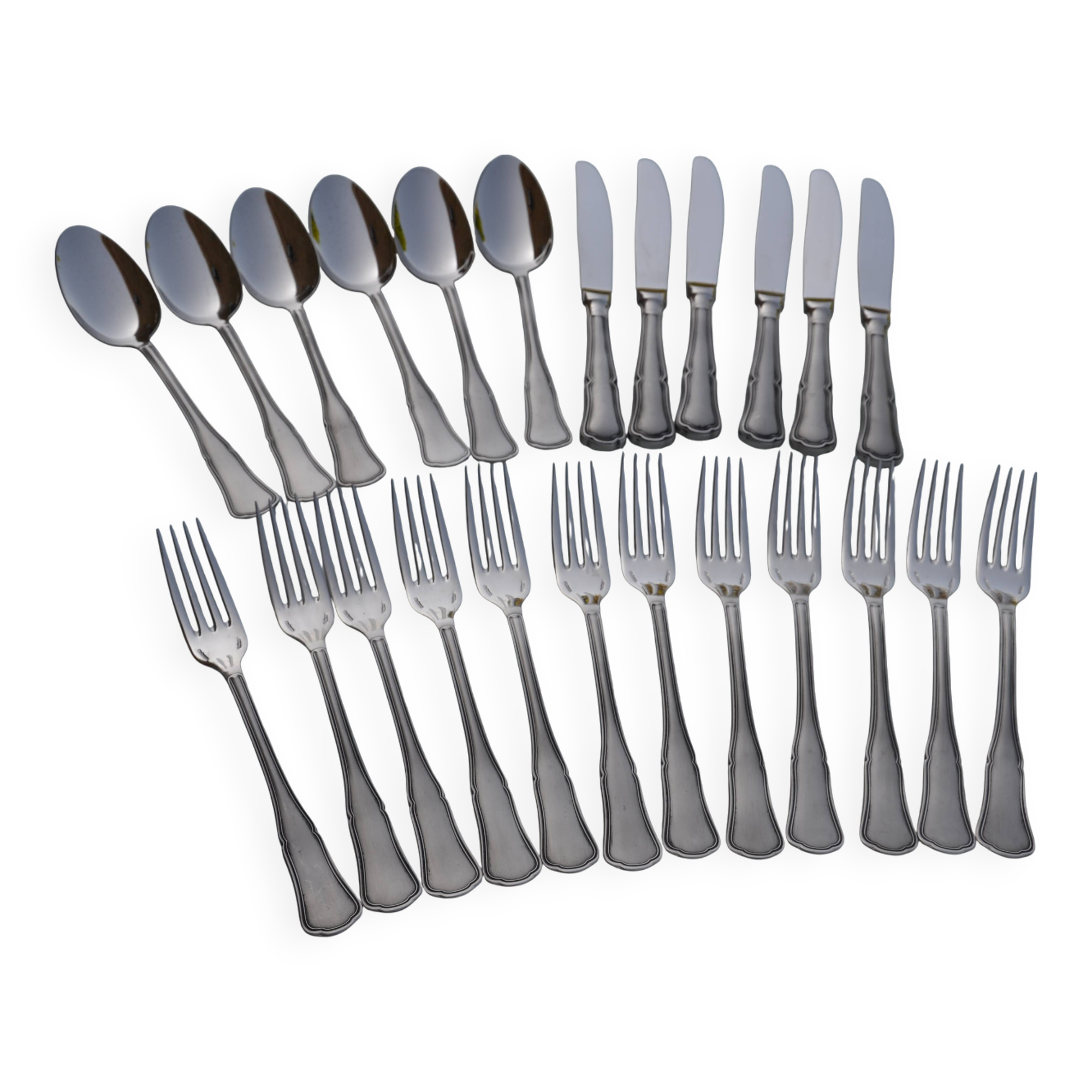 Set of knives, forks and soup spoons from Chabanne Cutlery