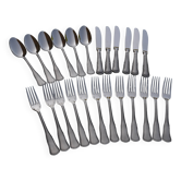 Set of knives, forks and soup spoons from Chabanne Cutlery