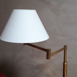 Floor lamp polished brass 60s
