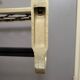 Gold-plated aluminum coat rack and cloakroom, 1960-70