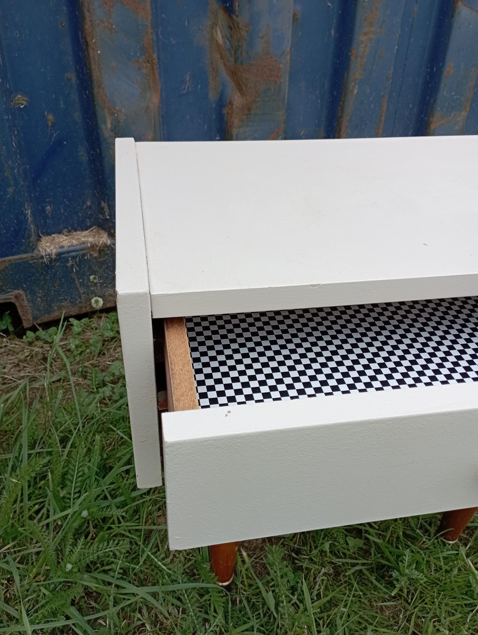 Vintage bedside table