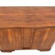 Art Deco style walnut chest of drawers, Poland, 1950s.