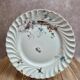 Assiette ancienne Haviland & Co Vermont Frères – porcelaine polychrome oiseaux fleurs