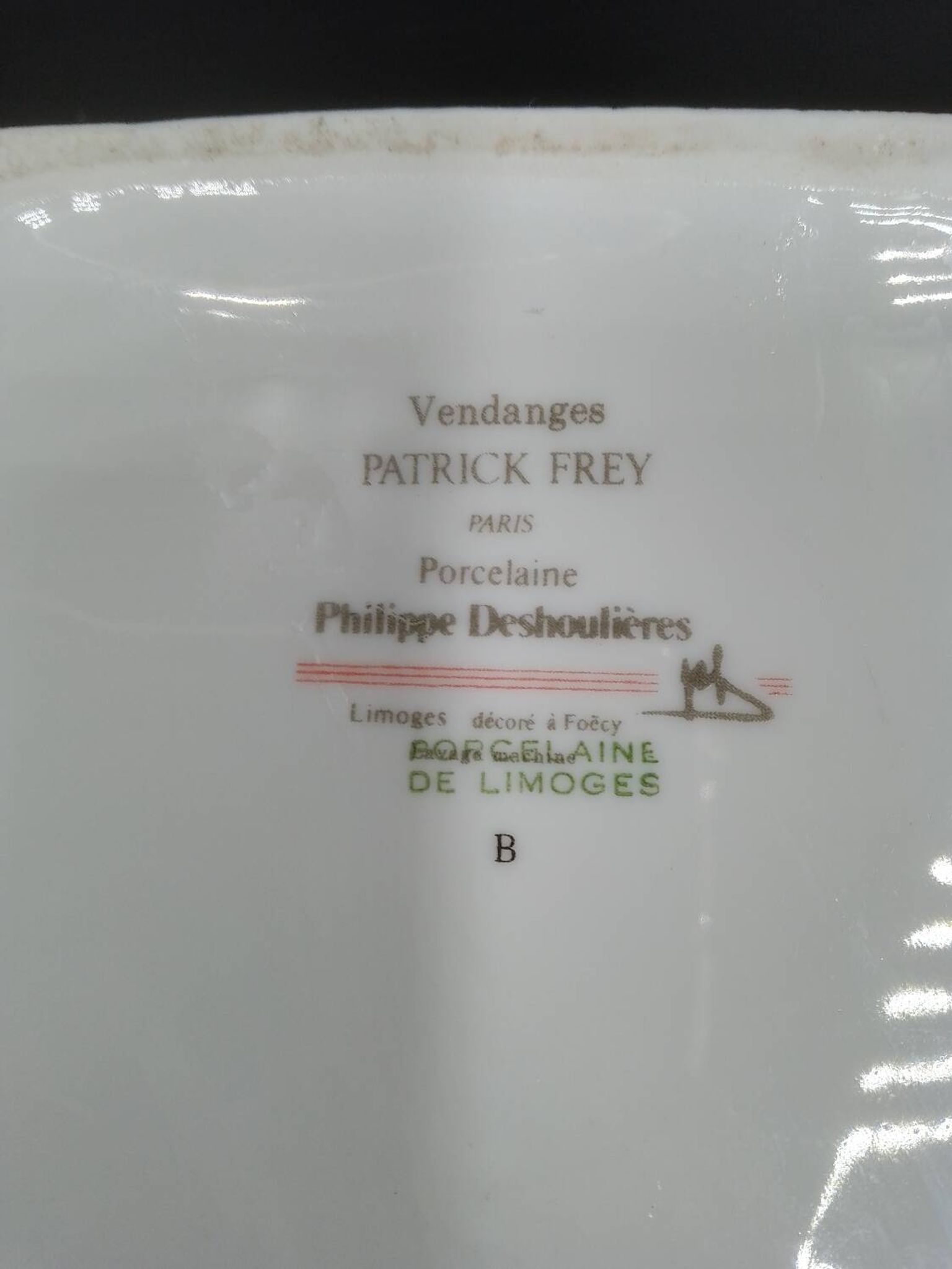 "Harvest" vase by Patrick Frey for Philippe Deshoulières in Limoges porcelain