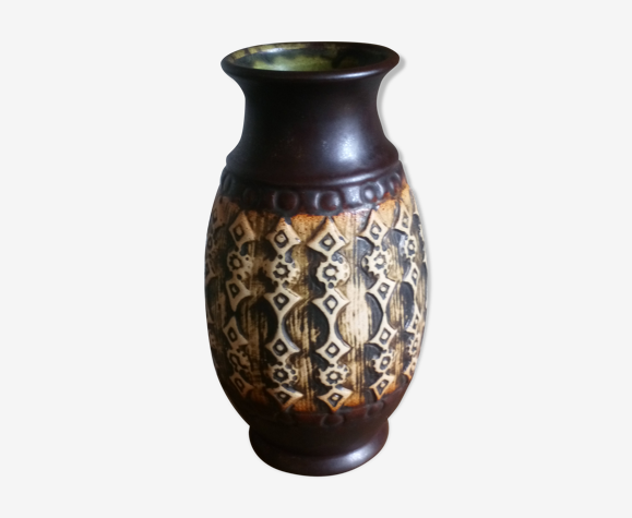 German ceramic vase from manufacturs "Jasba" 60s west Germany | Selency