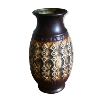German ceramic vase from manufacturs "Jasba" 60s west Germany