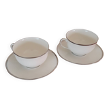 Tasses à café en porcelaine de Limoges Haviland