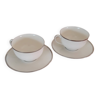 Tasses à café en porcelaine de Limoges Haviland