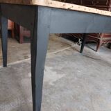 Table de ferme ancienne 2 tiroirs, 1m45