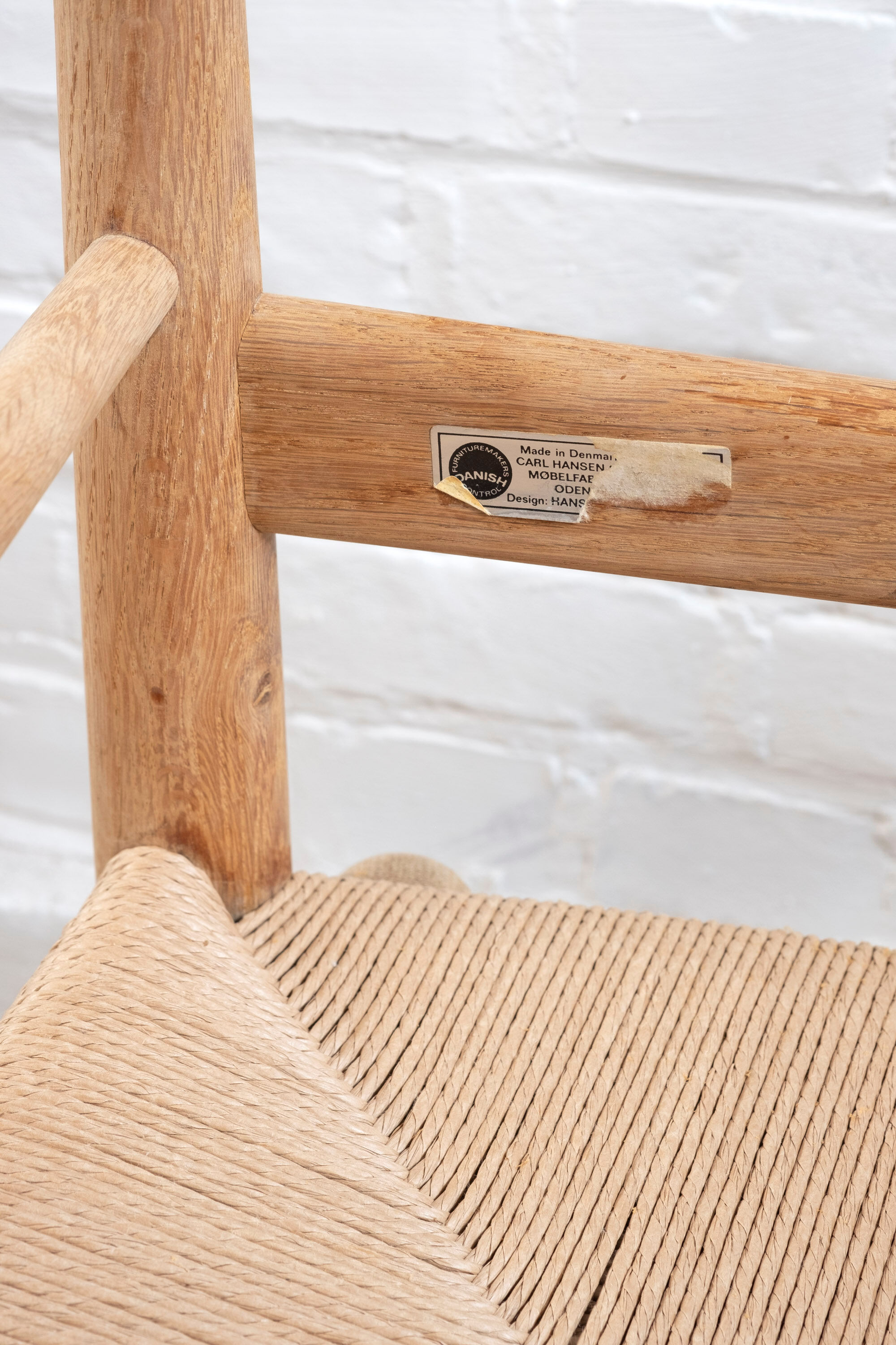 4 chaises CH36 d'Hans J. Wegner par Carl Hansen & Son