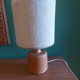 VINTAGE WOODEN TABLE LAMP