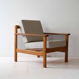Scandinavian oak armchair