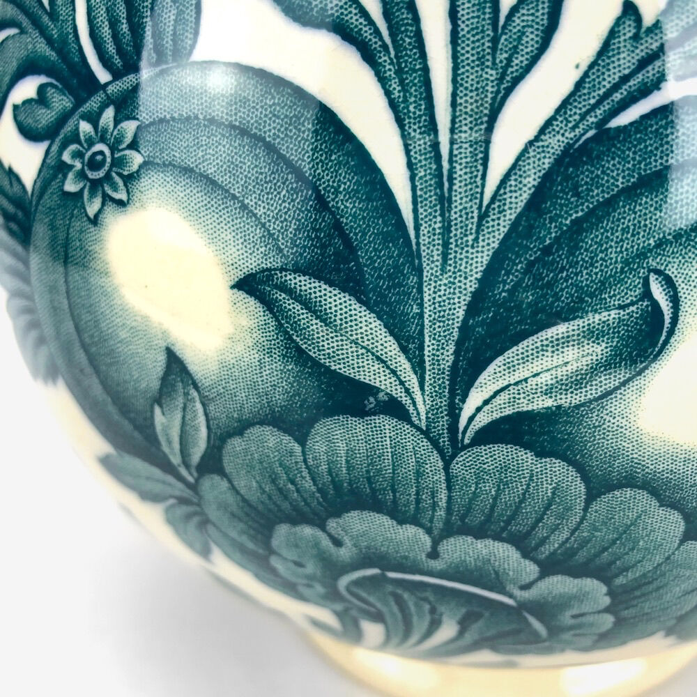 Broc Sarreguemines U-Cie in earthenware and green monochrome décor