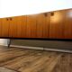 Scandinavian pinfoot sideboard