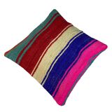 Housse de coussin kilim turc vintage, 40 x 40 cm