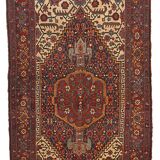 Handmade antique Persian Bidjar rug 149cm x 225cm 1880s - 1B194