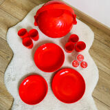 Picnic ball 70's red