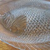 Very large glass fish dish from Arcoroc in very good condition