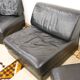 Mid-Century modular sofa in leather by De Sede, Set of 5, 1970s