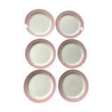 6 flat plates mod. Annick Montereau