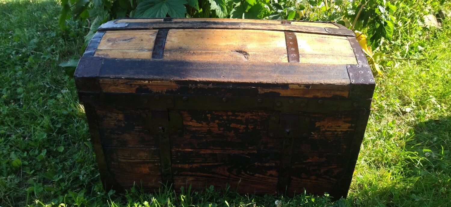 Wooden chest