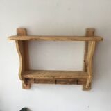 baker's style wall shelf