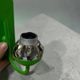 Pair German green wall sconces by Graewe
