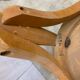 Lot 3 mismatched bistro chairs