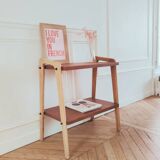 Renovated vintage Scandinavian style modernist shelf, 1960s.