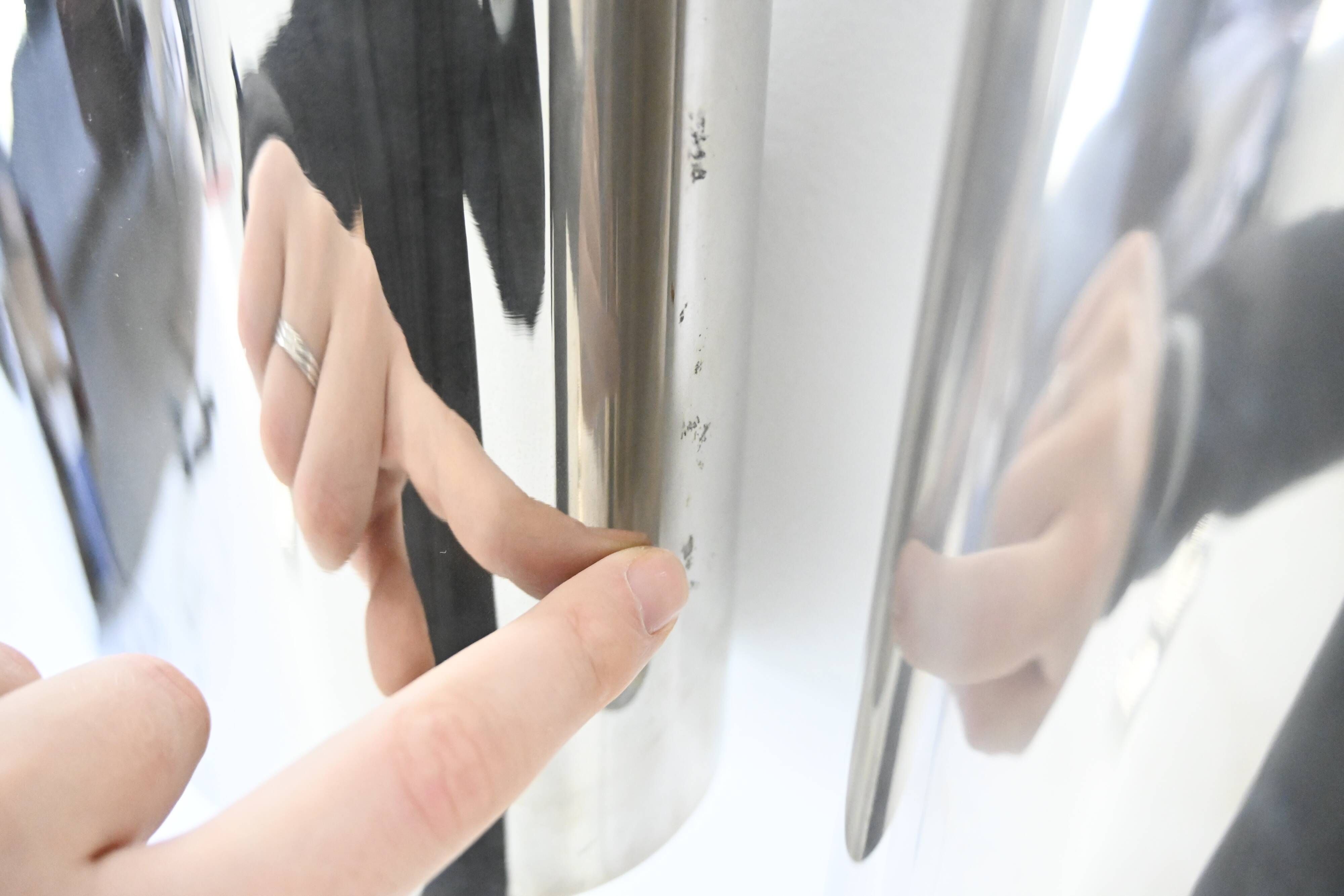 Pair of Chrome Foglio Wall Lights by Tobia & Afra Scarpa for Flos, 1960s