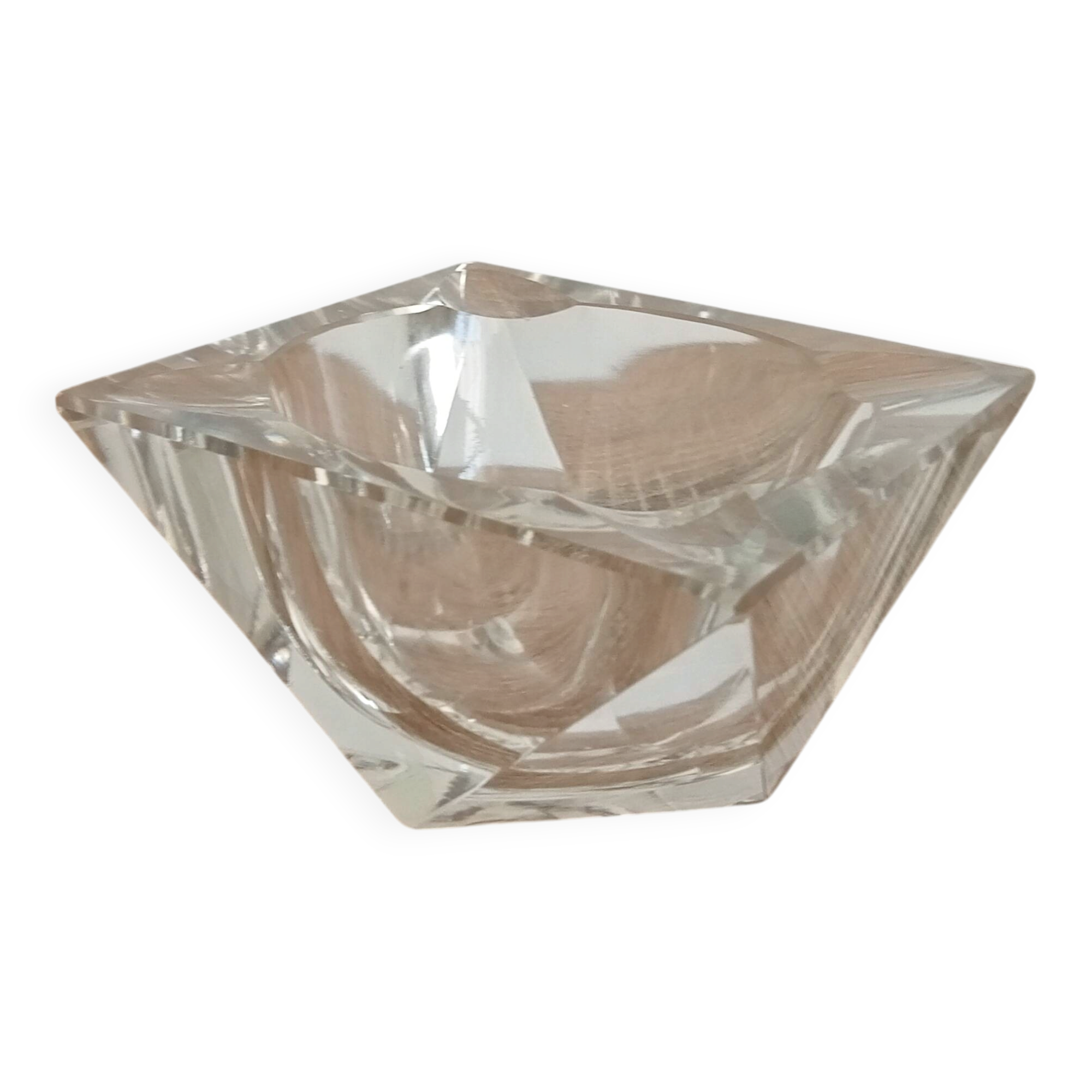 Vintage geometric ashtray