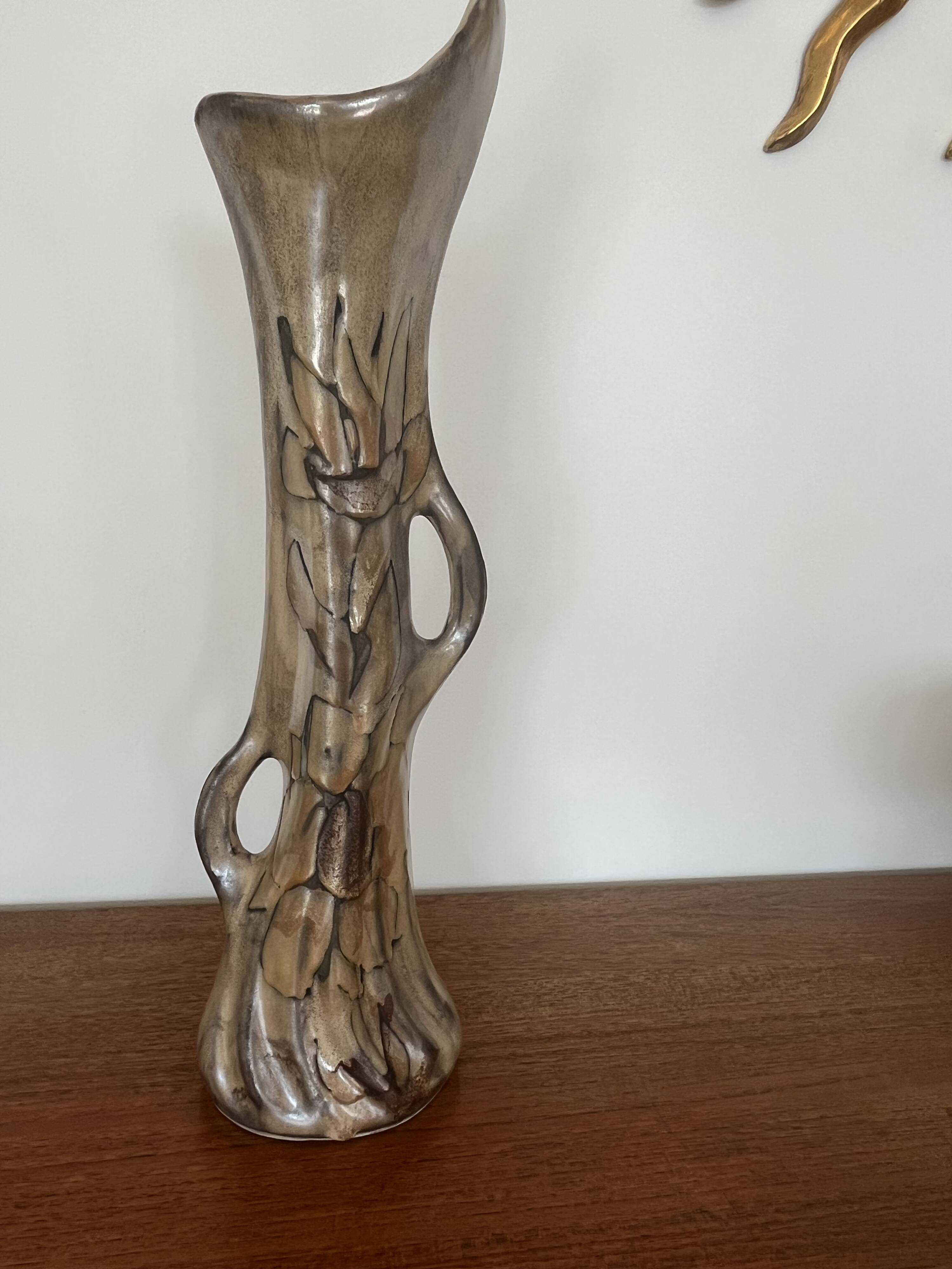 Vase signed Vallauris